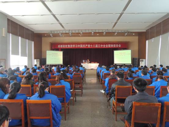 milan米兰(中国)体育官方网站集团十三中全会报告会