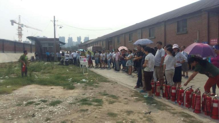 milan米兰(中国)体育官方网站集团河南分公司消防器材使用培训