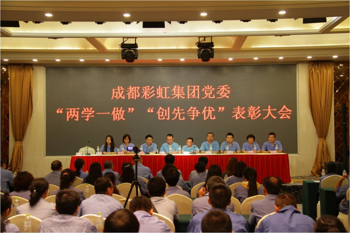 成都milan米兰(中国)体育官方网站集团党委召开“两学一做”“创先争优”表彰大会