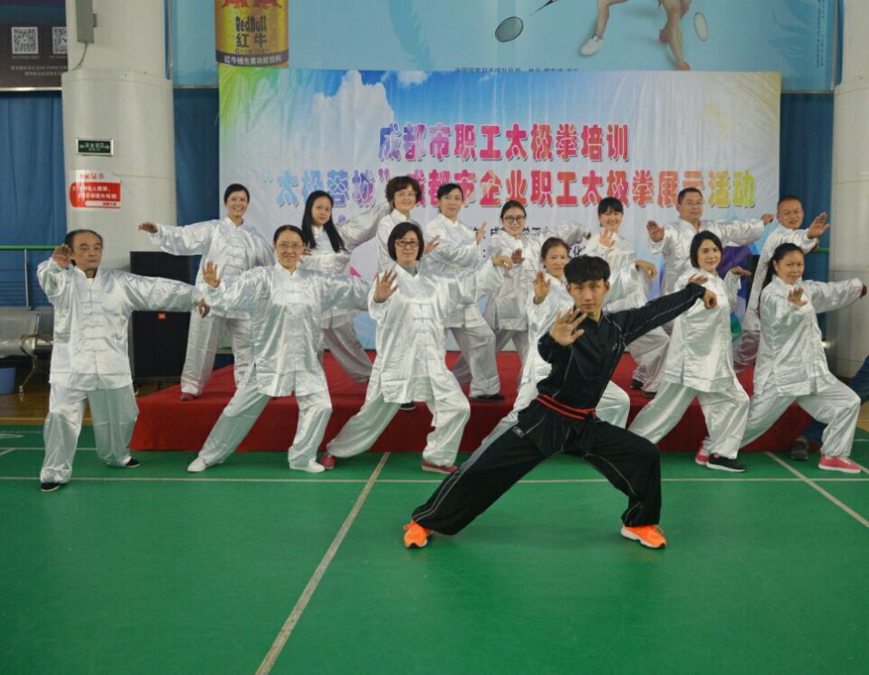 成都milan米兰(中国)体育官方网站集团太极拳爱好者参加“太极蓉城”展示活动