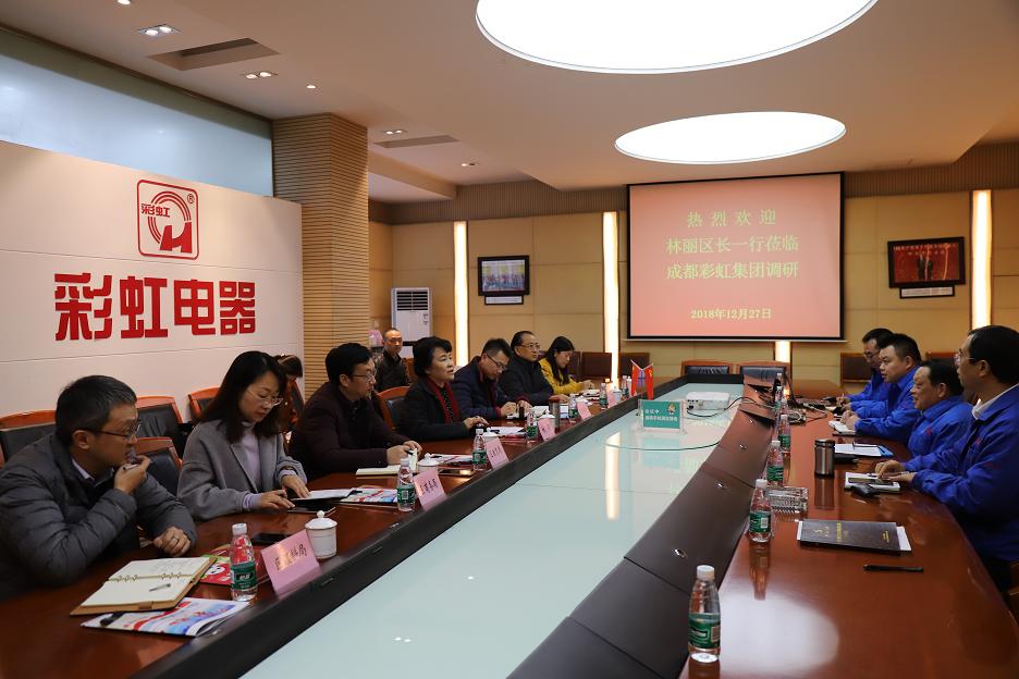 成都市武侯区区长林丽一行到成都milan米兰(中国)体育官方网站集团调研