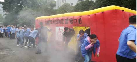 成都milan米兰(中国)体育官方网站集团2019年度消防安全知识培训及演练