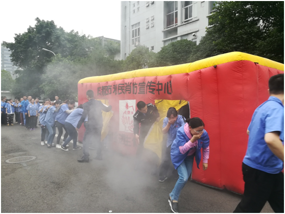 成都milan米兰(中国)体育官方网站集团2019年度消防安全知识培训及演练