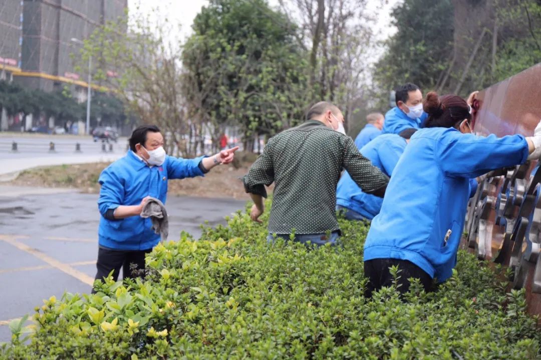 成都milan米兰(中国)体育官方网站集团开展全员“周末卫生大扫除”活动