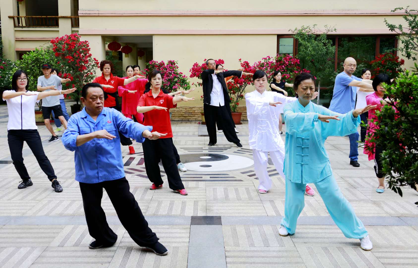 成都milan米兰(中国)体育官方网站集团太极拳协会活动