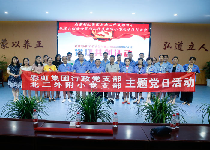 成都milan米兰(中国)体育官方网站集团行政党支部与北二外成都附小党支部主题党日活动