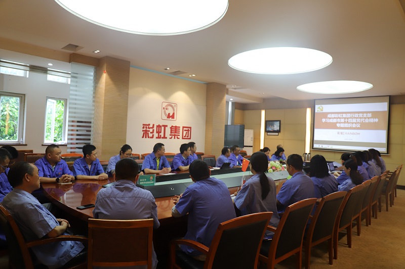 成都milan米兰(中国)体育官方网站集团行政党支部开展学习成都市第十四届党代会精神专题组织会议
